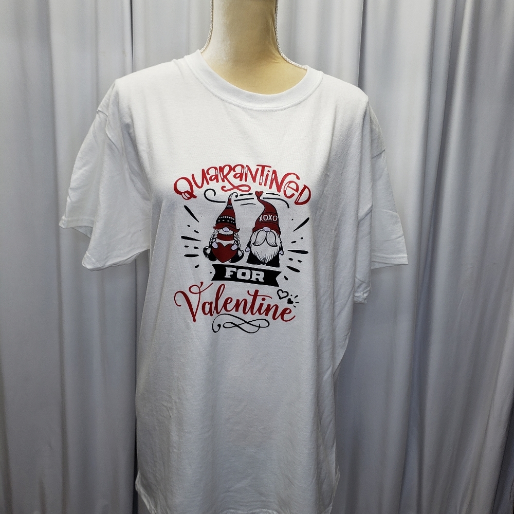 Quartined Valentine T Shirt Size Large